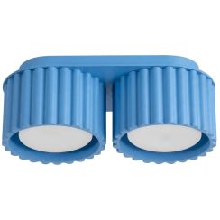 Sollux Lighting Aura plafondlamp 2x10 W blauw SL.2432