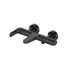 Hagser Norla bad- en douchekraan wand zwart HGR24000034