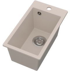 Ruvetti Pino spoelbak van graniet 50x28 cm beige 3001PIBE35W
