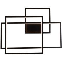 MaxLight Geometric wandlamp 1x45 W zwart W0233D