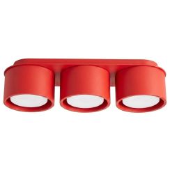 Sollux Lighting Modo plafondlamp 3x10 W rood SL.2480