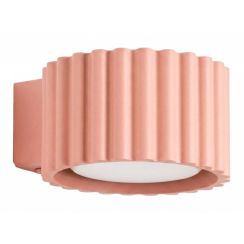Sollux Lighting Aura wandlamp 1x10 W rood SL.2621