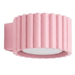 Sollux Lighting Aura wandlamp 1x8 W roze SL.2622
