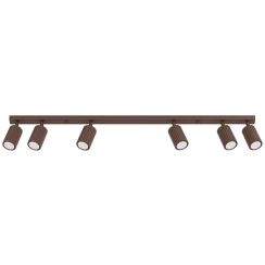 Sollux Lighting Karbon plafondlamp 6x10 W bruin SL.2376