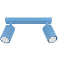 Sollux Lighting Karbon plafondlamp 2x10 W blauw SL.2379