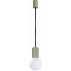 Sollux Lighting Halo hanglamp 1x8 W wit-groen SL.2390