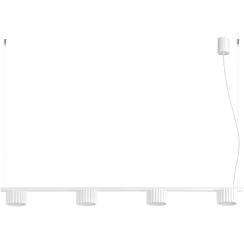 Sollux Lighting Aura hanglamp 4x10 W wit SL.2695