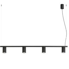 Sollux Lighting Karbon hanglamp 4x10 W zwart SL.2712