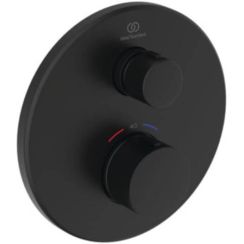 Ideal Standard Ceratherm Navigo douchekraan inbouw met thermostaat zwart A8578XG
