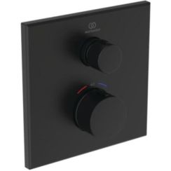 Ideal Standard Ceratherm Navigo douchekraan inbouw met thermostaat zwart A8580XG