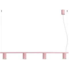 Sollux Lighting Karbon hanglamp 4x10 W roze SL.2721