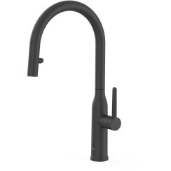 Tres Over-Wall keukenkraan staand zwart 23043802NM
